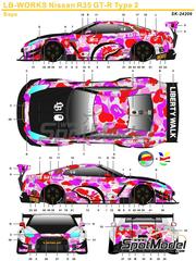 値下げ開始　Project.R LIBERTY WALK ステッカー 値下げ開始 Project.R LIBERTY WALK ステッカー 値下げ開始